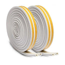 2Pcs 5M D Self-Adhesive Foam Sealing Strip Sponge Wooden Door Soundproof An V7W5