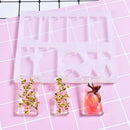 3 Pcs Silicone Casting Molds,Diy Jewelry Pendant Craft Making Moulds With H A5F4
