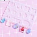 3 Pcs Silicone Casting Molds,Diy Jewelry Pendant Craft Making Moulds With H A5F4
