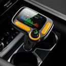 Bakeey QC3.0 3.5mm AUX Play LED Light Color Screen MP3 FM Transmitter USB Car Charger For iPhone XS 11 Pro Xiaomi Mi9 9Pro Oneplus 6T 7 Pro