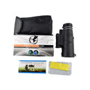 IPRee 50x60 Monocular HD Optic BAK4 Day Night Vision LED Laser Light Telescope + Tripod + Phone Holder