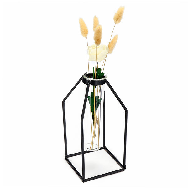 Glass Test Tube Flower Plant Pot Vases Fairy Hydroponic Vase Terrarium Container