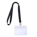 1X(Pack Of 10 Badge Holder Card Holder Badge Holder With Lanyard Lanyard Fo