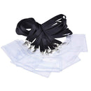 1X(Pack Of 10 Badge Holder Card Holder Badge Holder With Lanyard Lanyard Fo