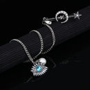 Brooch Alloy Scarf Clip Pin Women Jewelry Allah Evil Eye Islam 43.5 cm