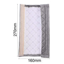 1X(2 Piece Car Belt Pad Belt Protector Seat Belt Protector (Gray)