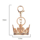 Fashion Crown Keychain Pendant Bag Holder Women Bag Flower Charm Keychain B J5J9