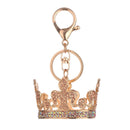 Fashion Crown Keychain Pendant Bag Holder Women Bag Flower Charm Keychain B J5J9