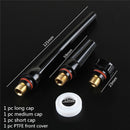 29Pcs TIG Welding Accessories Torch Stubby Gas Slot Glass Cup for WP-17/18/26