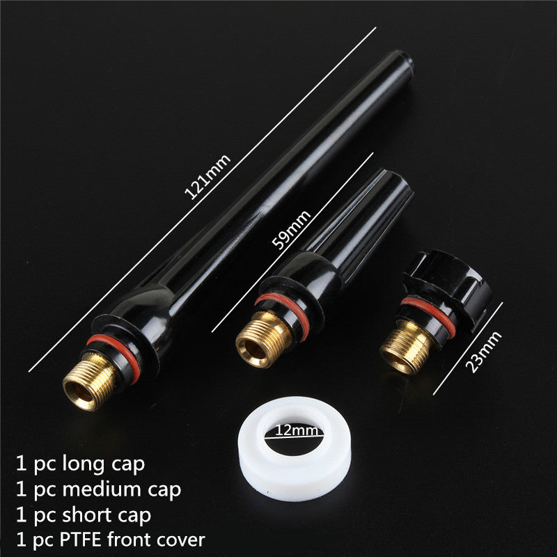 29Pcs TIG Welding Accessories Torch Stubby Gas Slot Glass Cup for WP-17/18/26