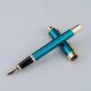 Hero 6190 Fountain Pen 0.5mm Fine Nib Calligraphy Signing Ink Pens with Dragon Clip Business Gifts Office School Supplies