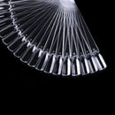 1Set False Nail Tips Nature Fan Finger Full Card Nail Art Display Practice
