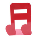 2Pcs Musical Note Metal Bookends Iron Support Holder Desk Stands For Books