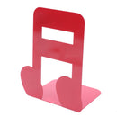 2Pcs Musical Note Metal Bookends Iron Support Holder Desk Stands For Books