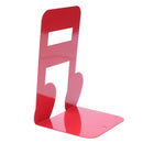 2Pcs Musical Note Metal Bookends Iron Support Holder Desk Stands For Books