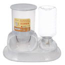 2 in 1 Automatic Pet Feeder Waterer  4L Food & 2.5L Water Dispenser Dog Cat Self Feeding