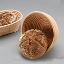 Round Banneton Brotform Rattan Basket Bread Dough Proofing Rising Loaf Proving 4 Sizes