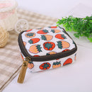 Cloth Waterproof Zipper Sanitary Napkin Cosmetic Storage Bag Coin Purse