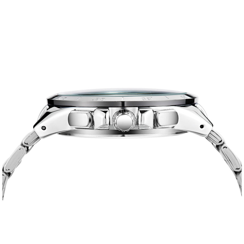 LONGBO 8833 Stainless Steel Band Fashion Business Style Luminous Display Men Quartz Watch