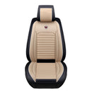 Universal Full Car Front Seat Mat Covers PU Leather Breathable Cushion Pad Set