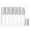 6Pcs 10ml Clear Glass Spray Bottle Portable Travel Empty Cosmetic Packaging Container