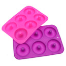 2pcs Donut Bagel Silicone Mold Cake Cookie Cheesecake Baking Non-Stick Mould