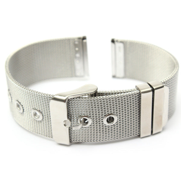 18mm 20mm 22mm Stainless Steel Mesh Buckle Watch Band