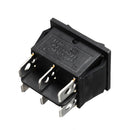 5pcs 250V AC 6 Pin 3 Position Rocker Switch Hoist Boat ON-OFF-ON Push Button Switch