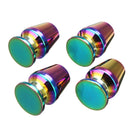 4Pcs Universal Car Tyre Tire Valve Stem Caps Wheel Valve Cover Neon Multi Color