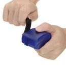 USB Hand Crank Power Generator Emergency Digital Display Phone Charger Manual Shake Charger Blue