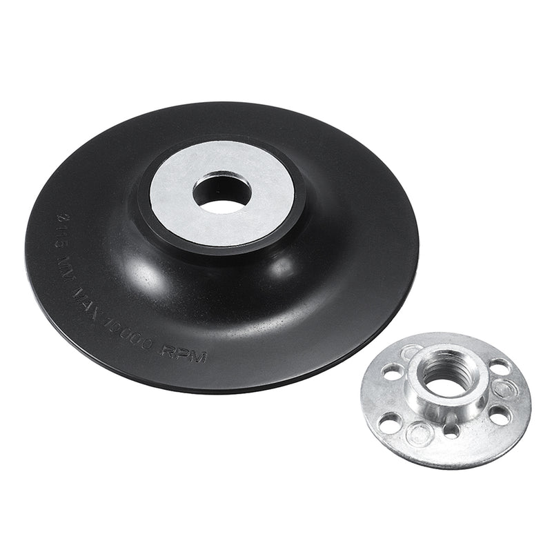 115mm Plastic Polish Backing Disc Pad M14 Thread For 4-1/2" Angle Grinder Sander