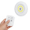 1/3/6pcs LED Wireless Stick On  LED Tap Light Bright Remote Battery Cabinet Closet Night Lamp