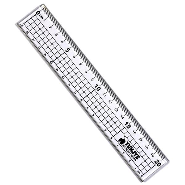 Yujie 20CM And 30cm Cutting Straight Ruler Anti-Cutting Rules Regular Rules Collage Rules 2 in 1