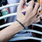 Titanium Steel Stainless Steel Rhomboid Open Male Bracelet