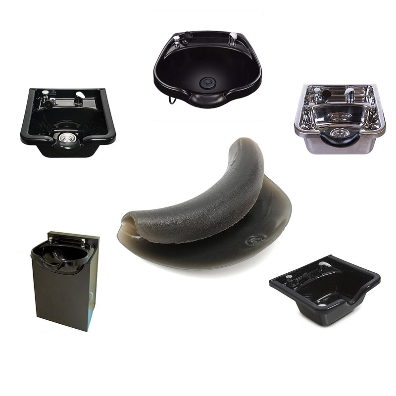 Shampoo Bowl Neck Pillow Grip Silicone Gel Neck Rest Cover Beauty Salon Hairdressing Accessories