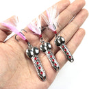 ZANLURE 6Pcs/Set 10g Gold/Sliver Sequins Spoon Hard Metal Lure Rocking Fishing Wobblers Spinner Fishing Lure
