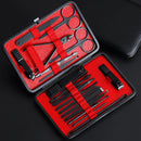 7/10/12/16/18pcs Finger Nail Clipper Portable Pedicure Manicure Set Nail Kits