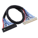 FIX-30P-DO8 30 Pin 2CH 8-bit Commonly For 17 19 22 23.6 Inch Screen Cable LVDS LCD Driver Board