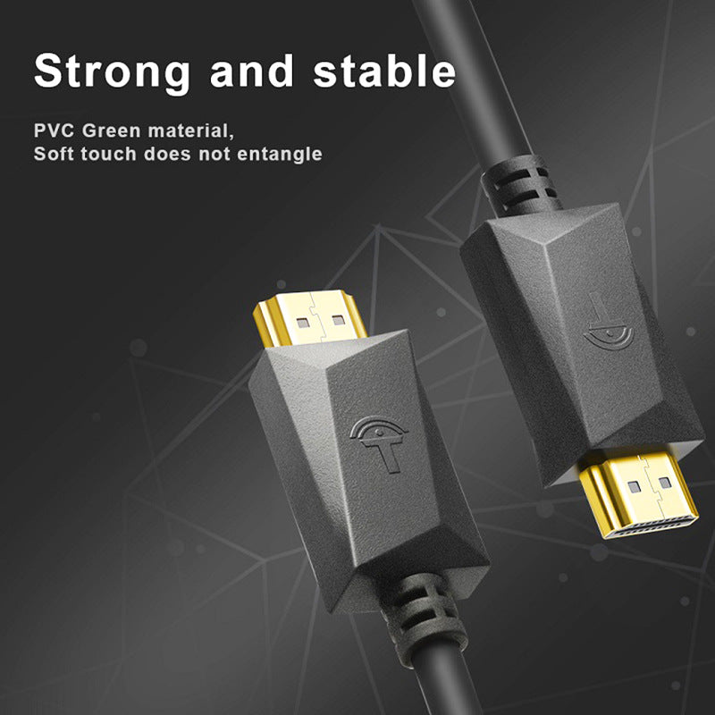 HDMI01Y-3 3M HDMI Cable 4K 2048x1080 HD 3D Gold Plating Interface HDMI Wire for PC Computer TV Set-top Box SLR Monitor
