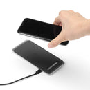 Bakeey F19 10W 2 Coils Fast Wireless Charger Charging Pad With Type C Cable For iPhone X 8Plus S9