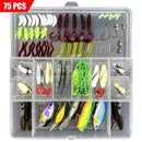 ZANLURE 33-142 Pcs Fishing Lure Tackles Kit Lures Baits Set Fishing Hooks