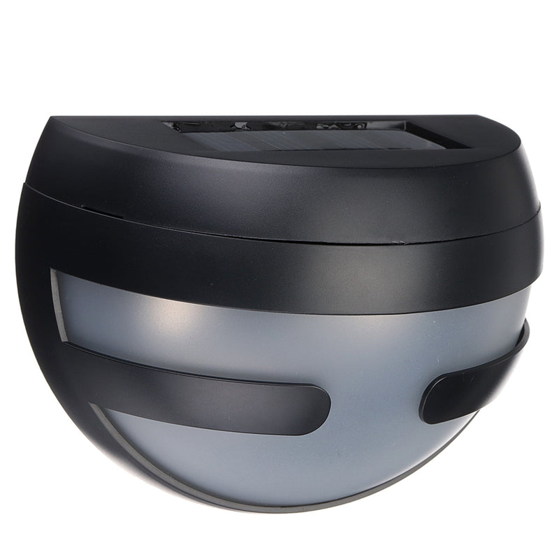 Solar Powered LED Wall Light Outdoor Garden Path Landscape Fence Yard Lamp