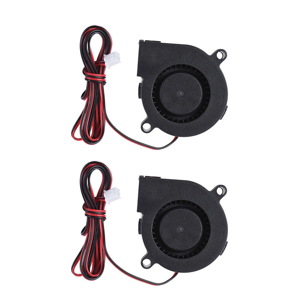 Anet 2Pcs 24V DC 5015 50x50x15mm 2-pin Exhaust Blower Cooling Fan