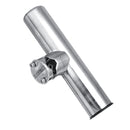 Boat Stainless Steel Fishing Rod Holder Clamp-on For 7/8'''' To 1'''' Rail Mount