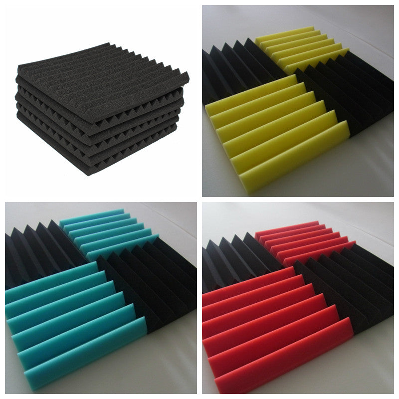 Studio Acoustic Soundproof Foam Panel Tile Sound Absorption Proofing Treatment Wedge 30x30