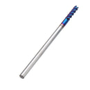 Drillpro 4/5/6/8mm HRC60 4 Flutes Milling Cutter L100mm Blue NACO Coated Tungsten Carbide Milling Cutter CNC Tool