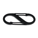 Outdoor Equipment Large S Safety Buckle EDC Stainless Steel Carabiner Climbing Hiking Keychain