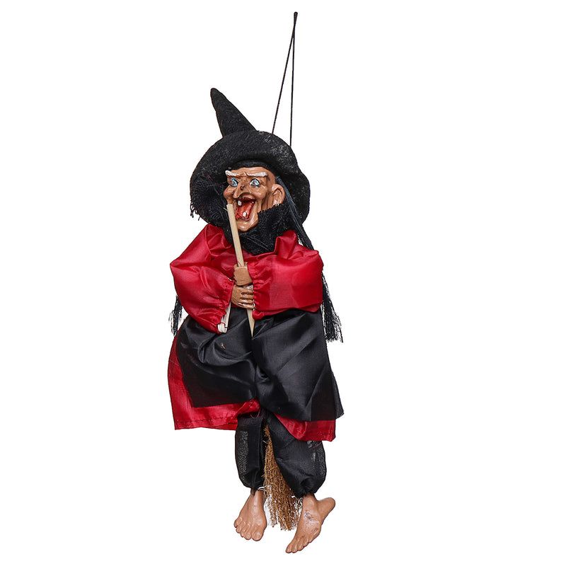 Halloween Decorations Witch Props Bright Eyes Laughing Sound Control Party Supplies