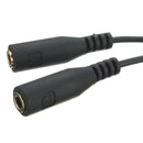 3.5MM 1 Male To 2 Dual Female Earphone Microphone Y Splitter Audio Cable Adapter