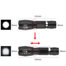 PROBE SHINY TG-S136-1 XPE/395 500Lumens 4Modes Zoomable LED Flashlight Outdoor 18650/AAA Led Torch